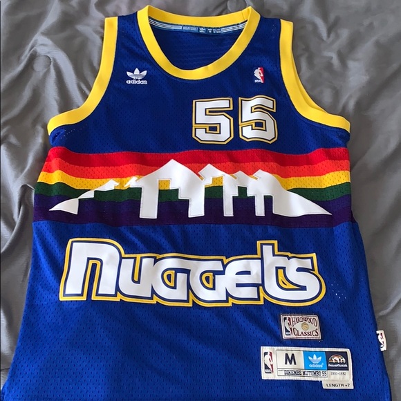 adidas Other - Denver nuggets throwback hardwood classic jersey